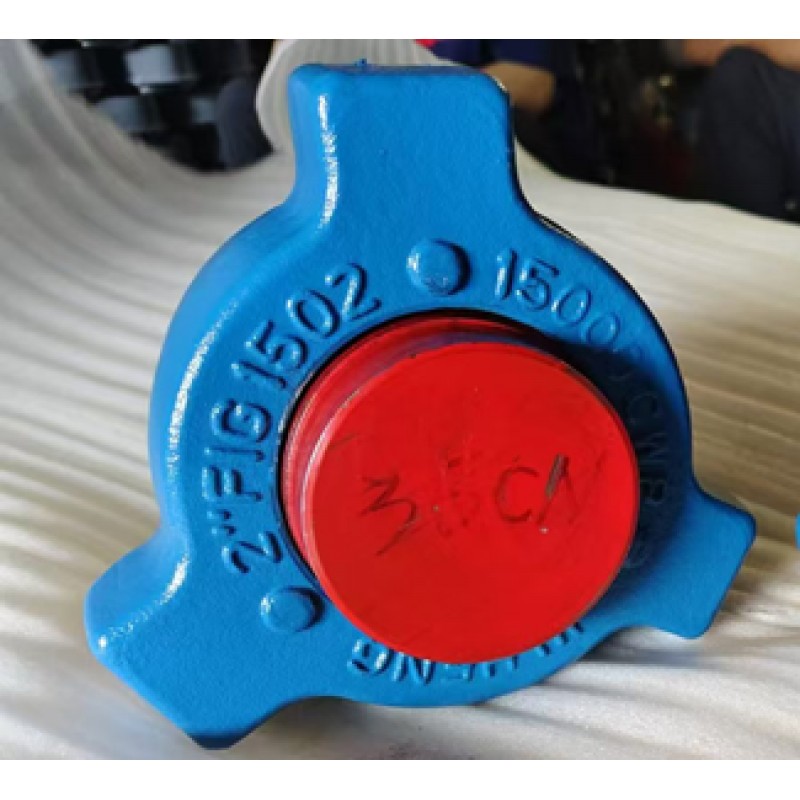 2'' FIG ( WECO 1502 BULL PLUG, MALE HAMMER UNION CONNECTION ( For H2S x ...