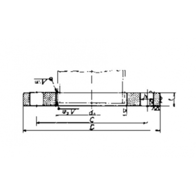 FLANGE STAINLESS STEEL WELDING SLIP-ON FLAT FACE 10KG-65MM - 734723