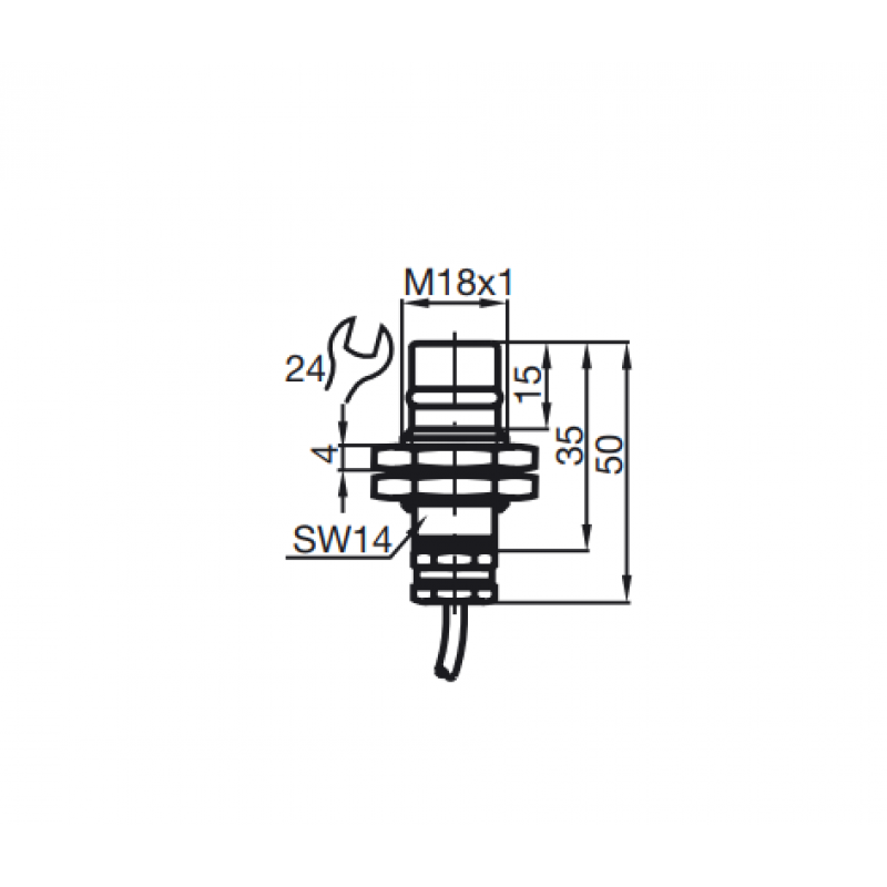 Inductive sensor NJ1,5-8-N-Y18812