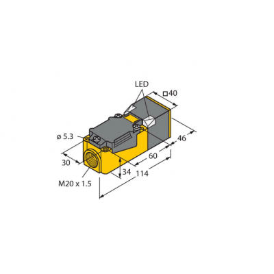 Inductive sensor  NI35-CP40-FZ3X2，13403