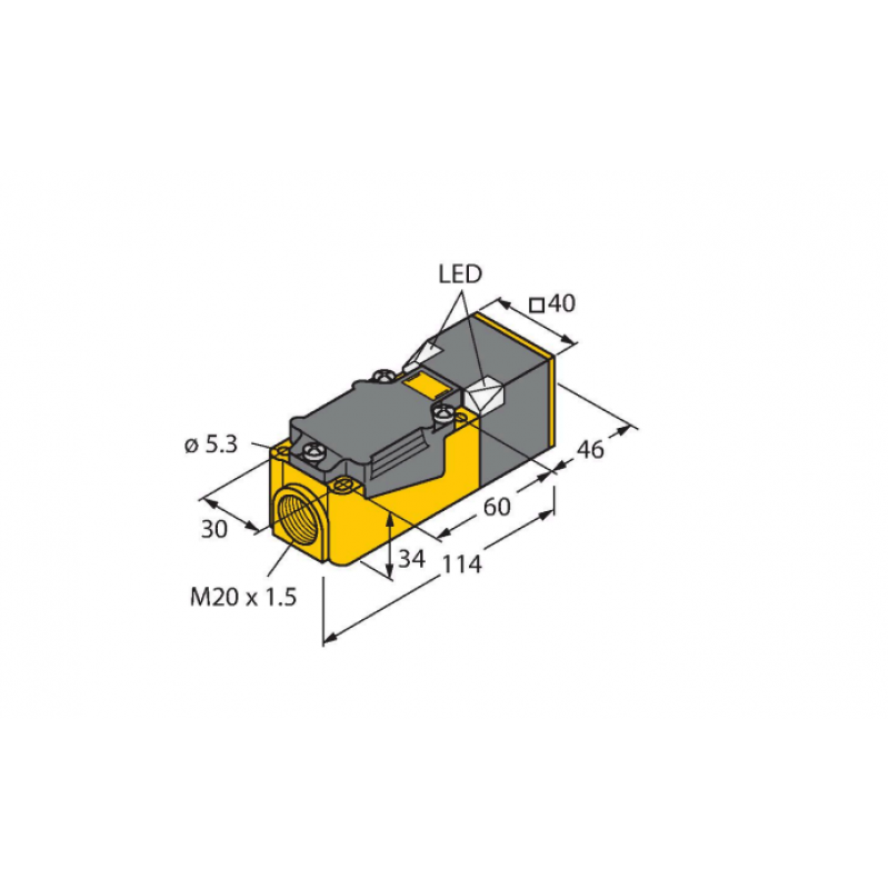 Inductive sensor  NI35-CP40-FZ3X2，13403