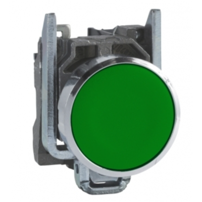  Push button, green flush,XB4BA31