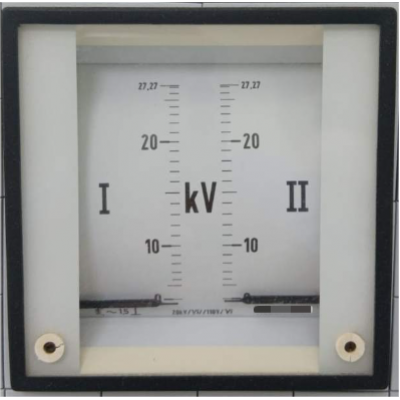 DOUBLE VOLTMETER 20KV/√3/110V/√3 