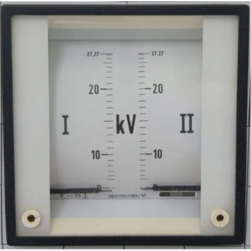 DOUBLE VOLTMETER 20KV/√3/110V/√3 