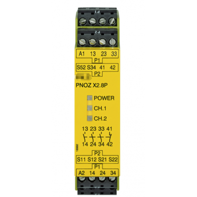 safety relay-PNOZ X2.8P 24VACDC 3n/o 1n/c