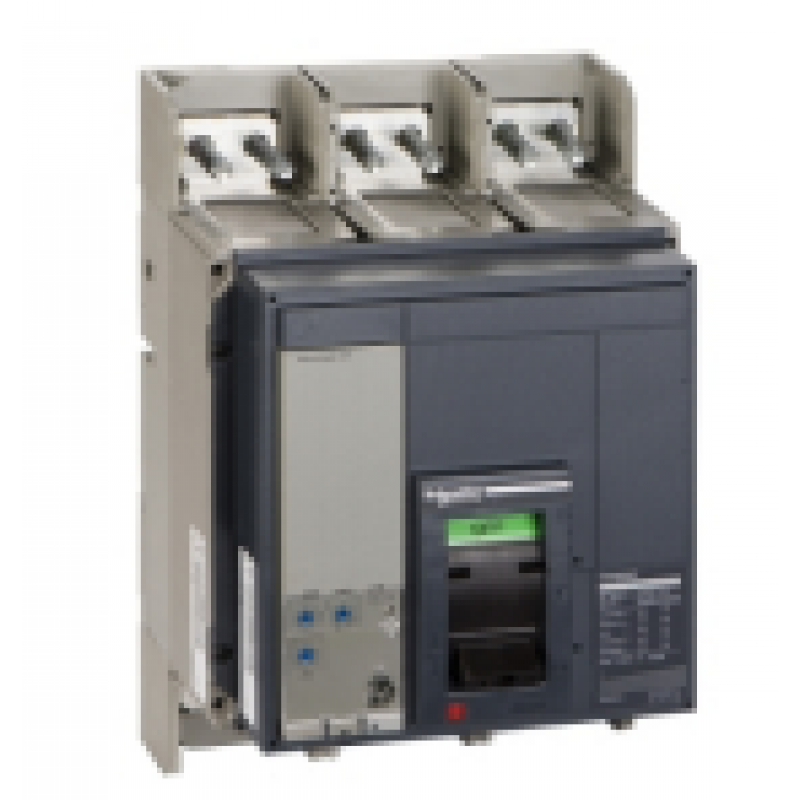 circuit breaker ComPact NS1250N, 50 kA at 415 VAC, Micrologic 2.0 trip unit, 1250 A, fixed,3 poles 3d